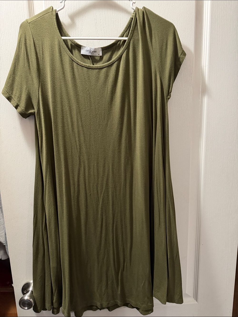 Carly Jean Los Angeles Olive Swing Tunic